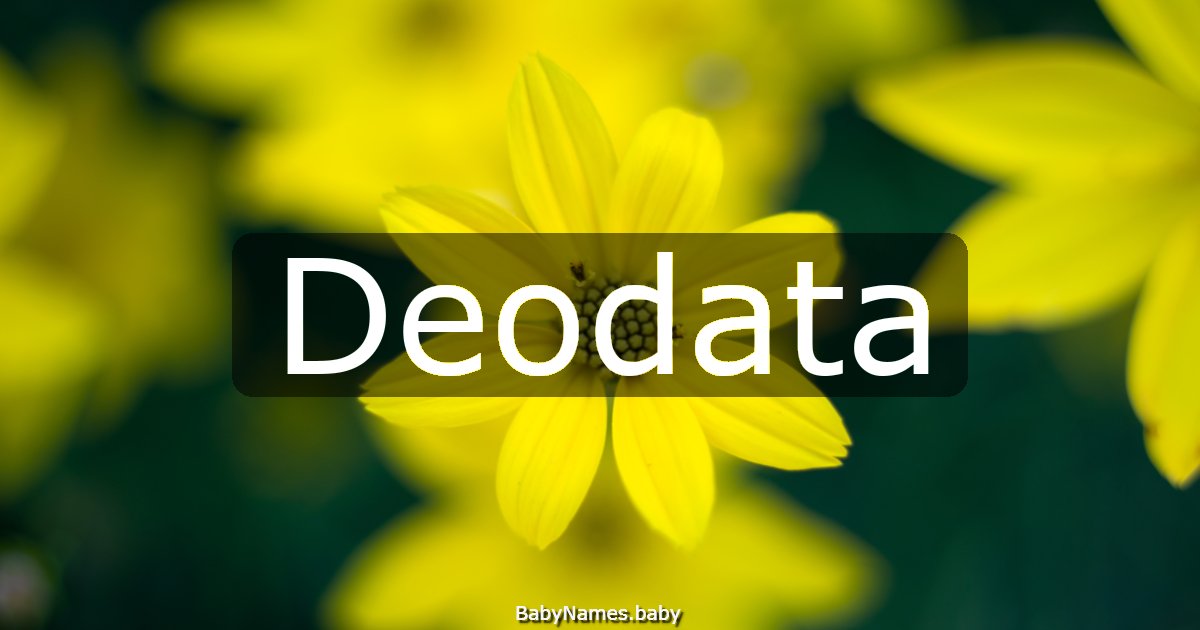 Deodata