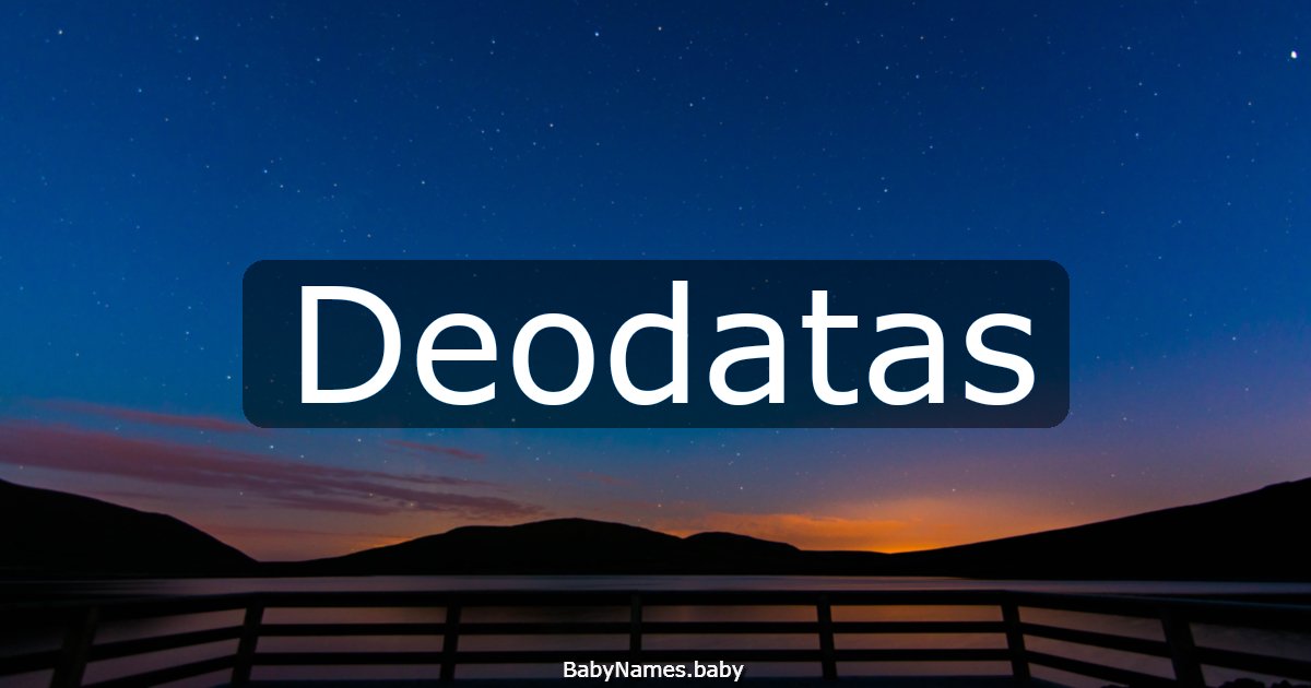 Deodatas