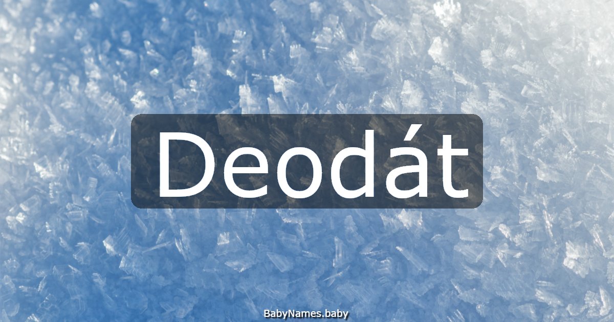 Deodát