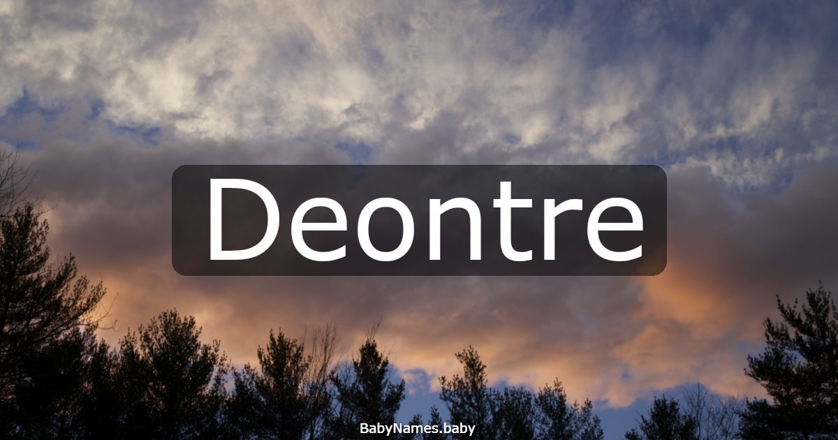 Deontre