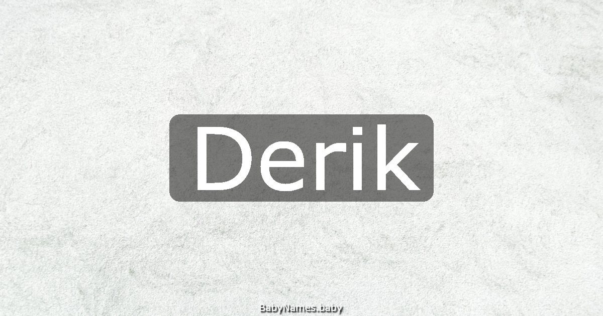 Derik