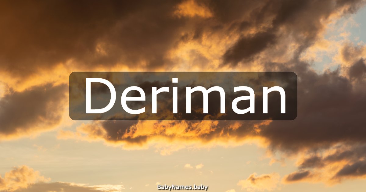 Deriman