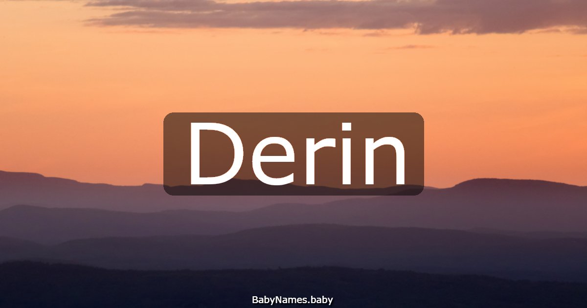 Derin