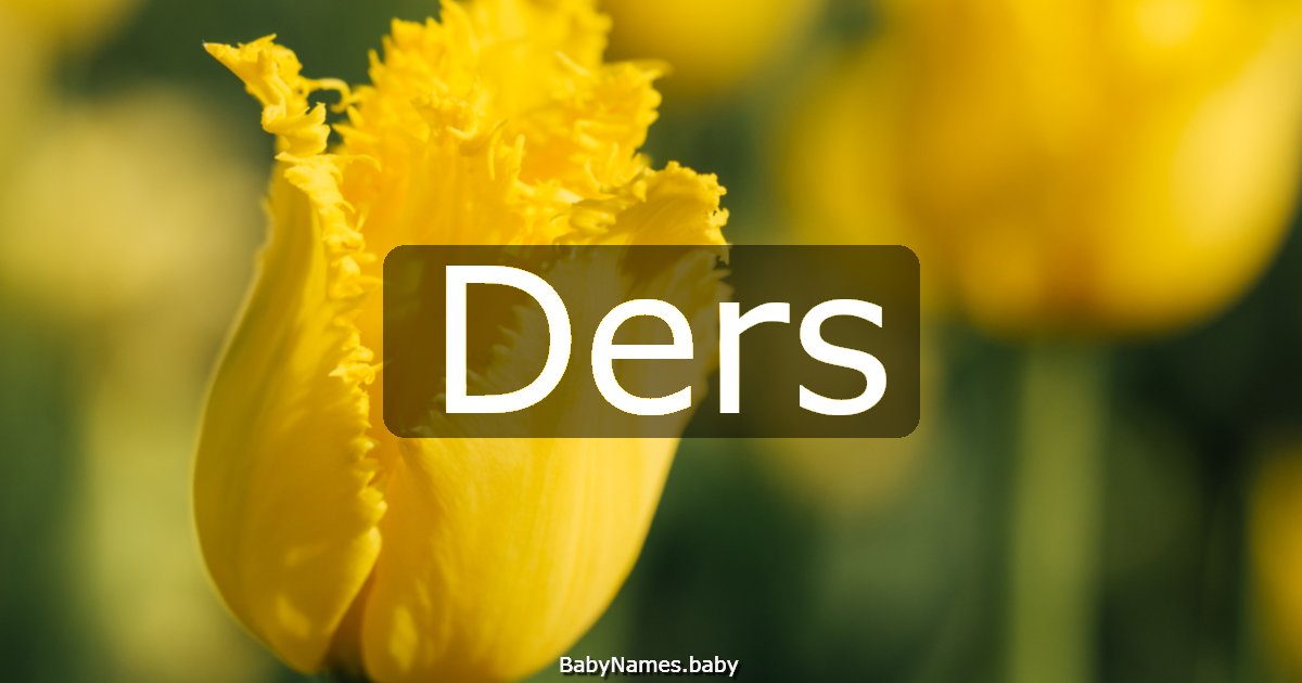 Ders