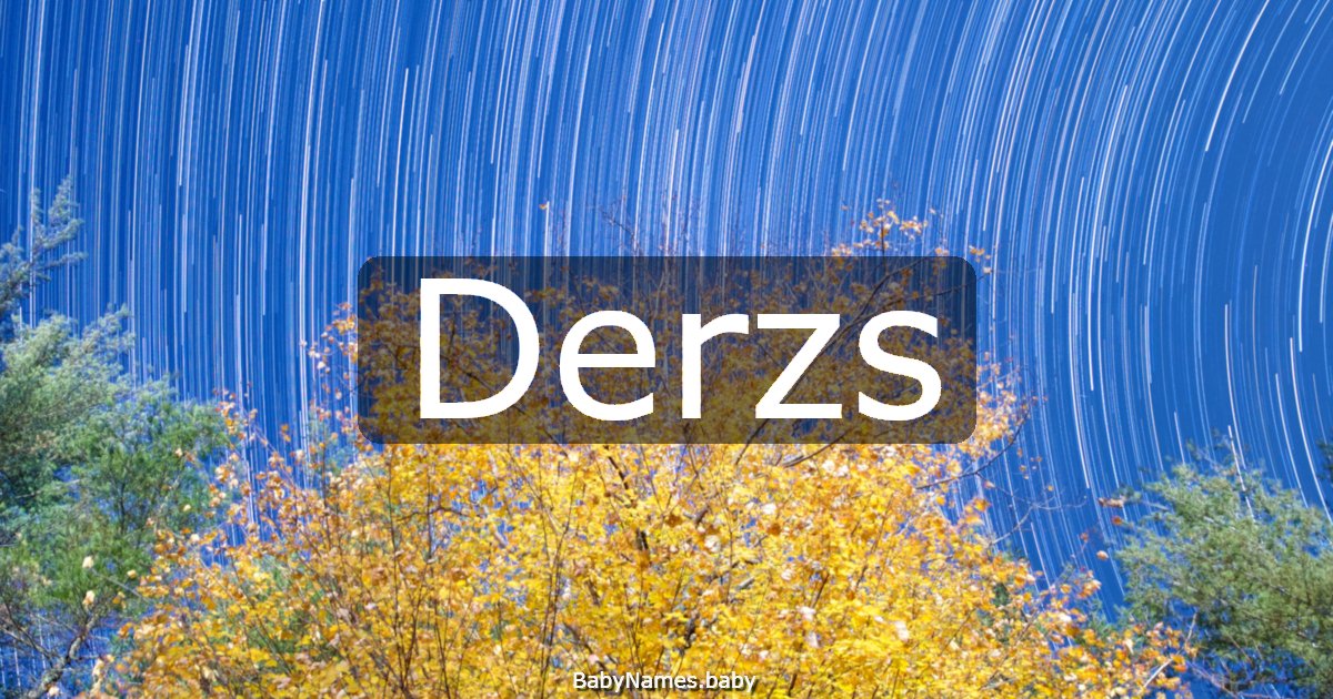 Derzs