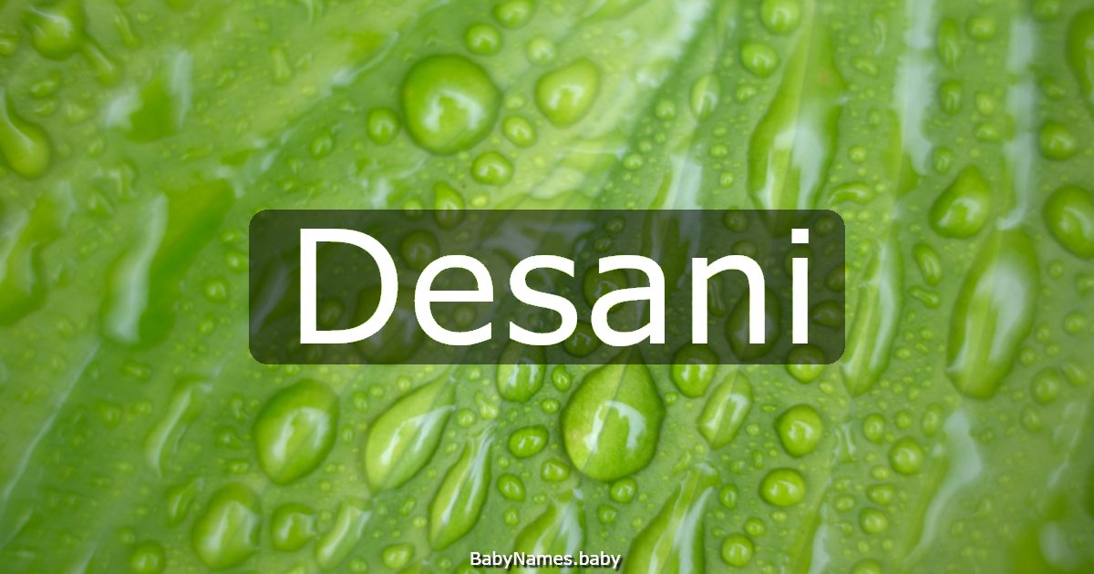 Desani