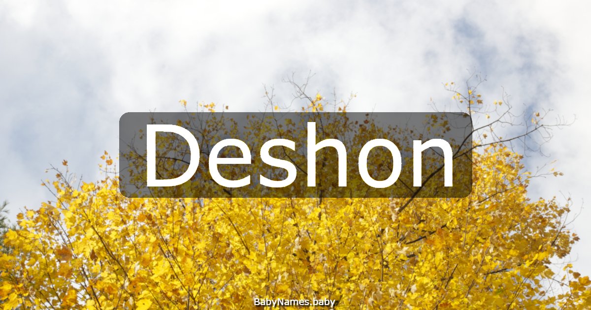 Deshon