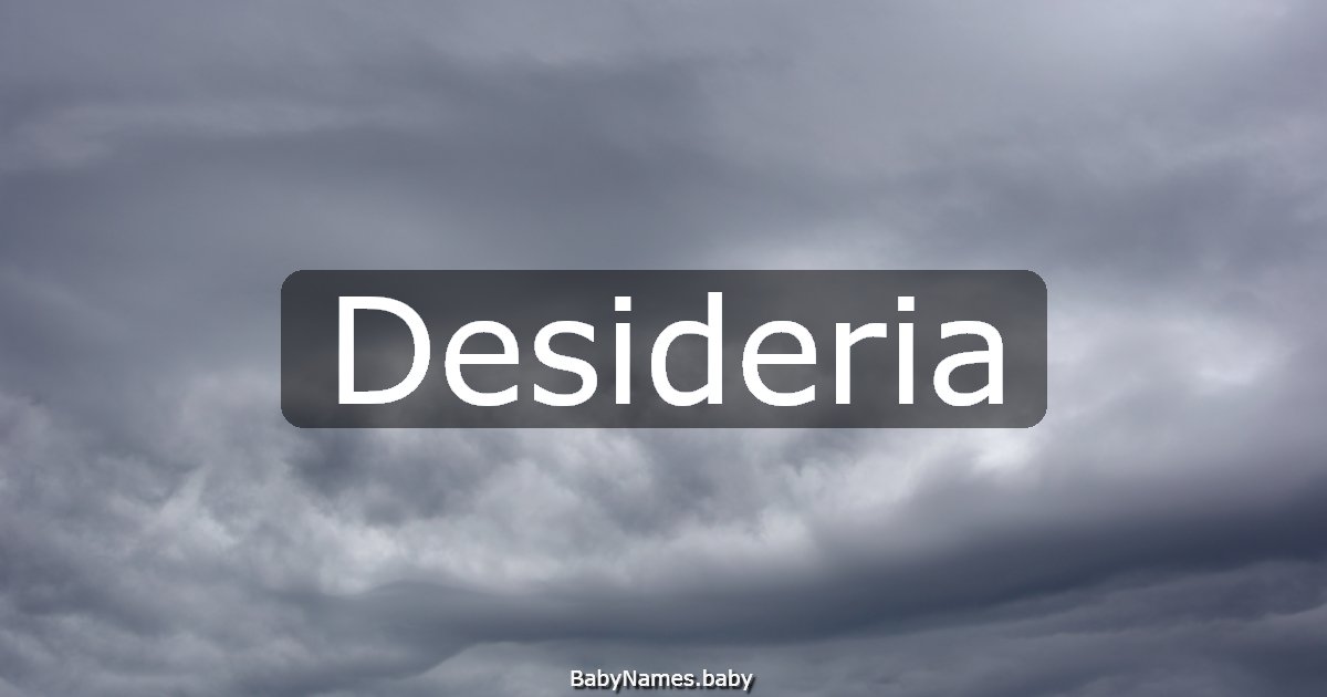 Desideria
