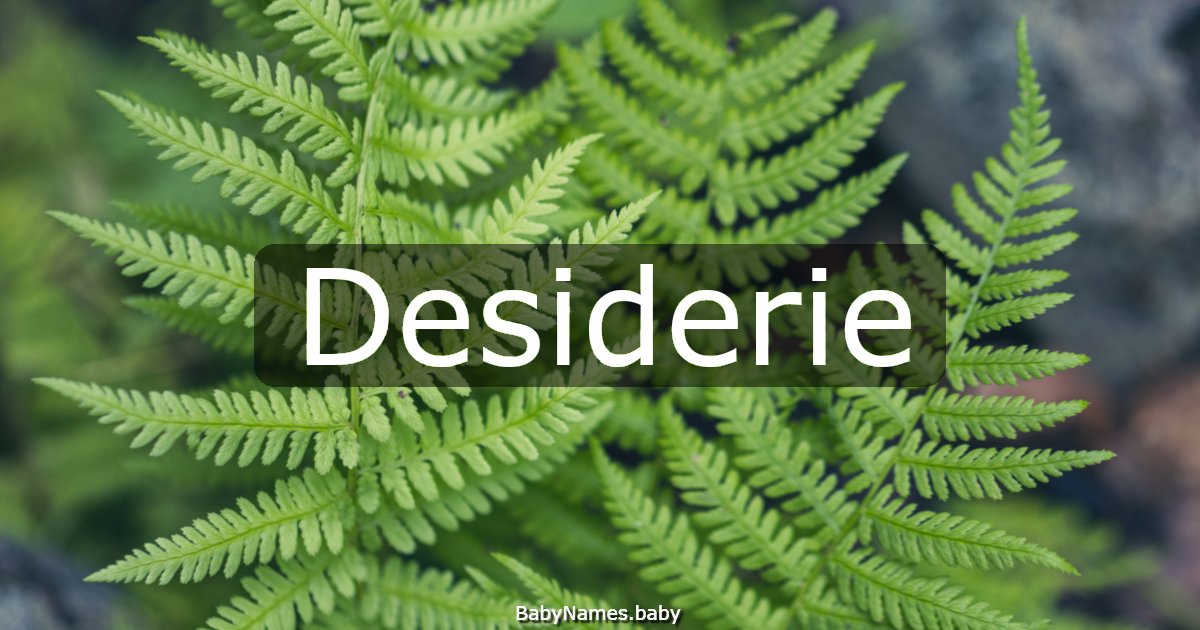 Desiderie