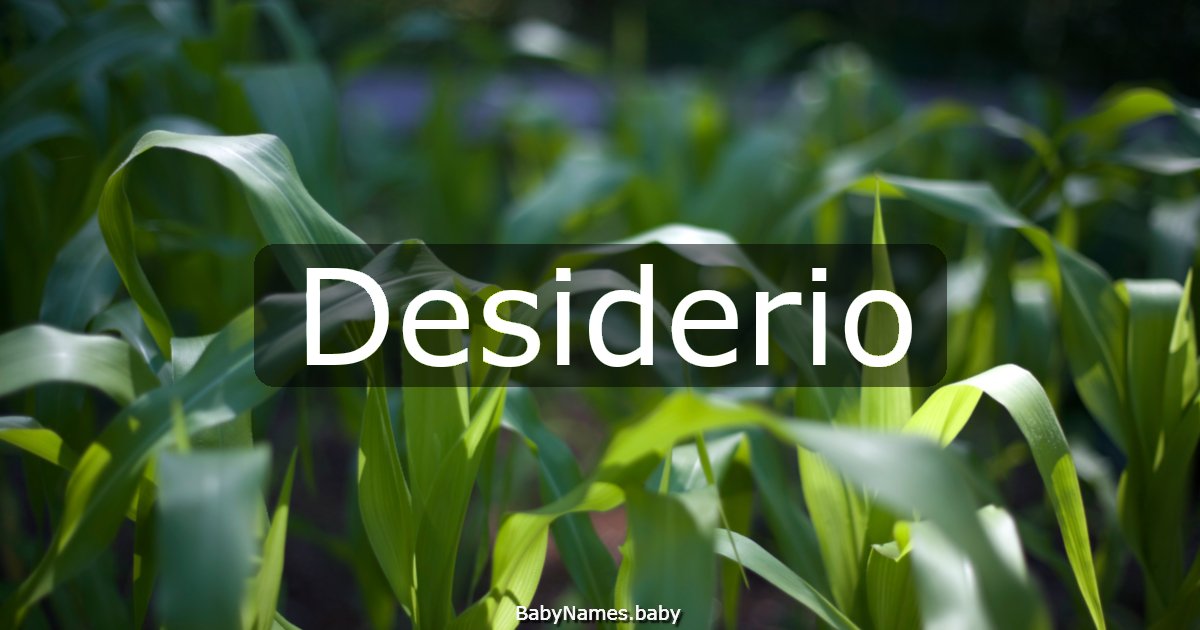 Desiderio