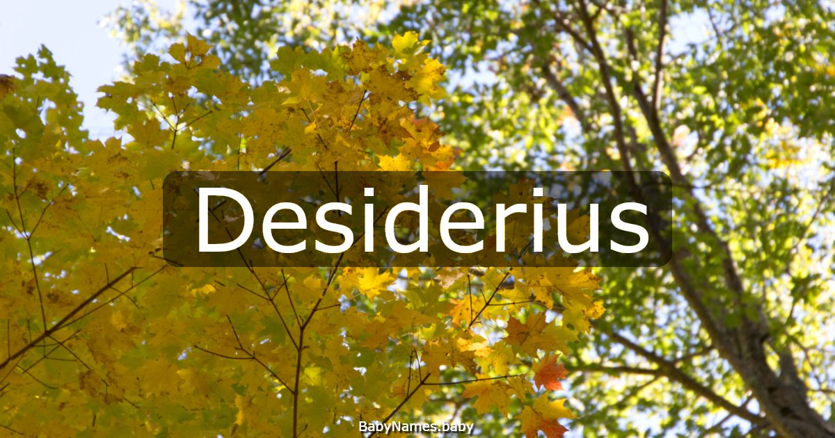 Desiderius