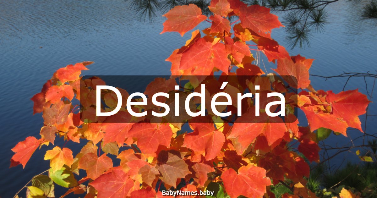 Desidéria