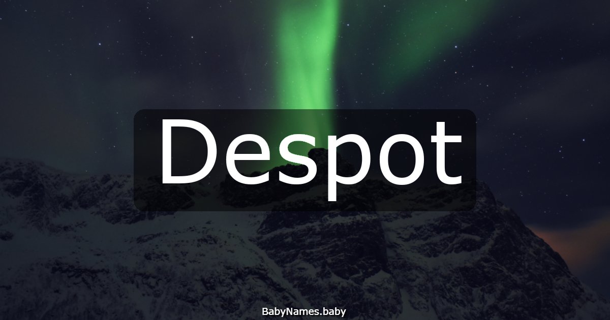 Despot