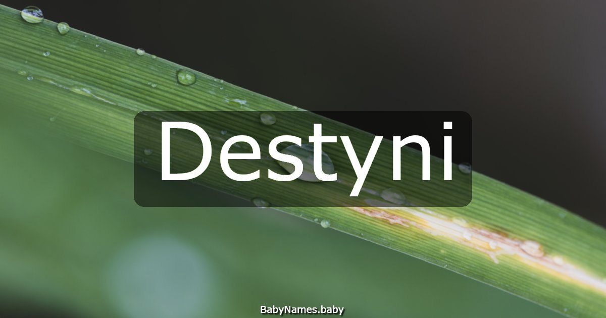 Destyni