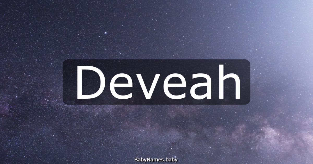 Deveah