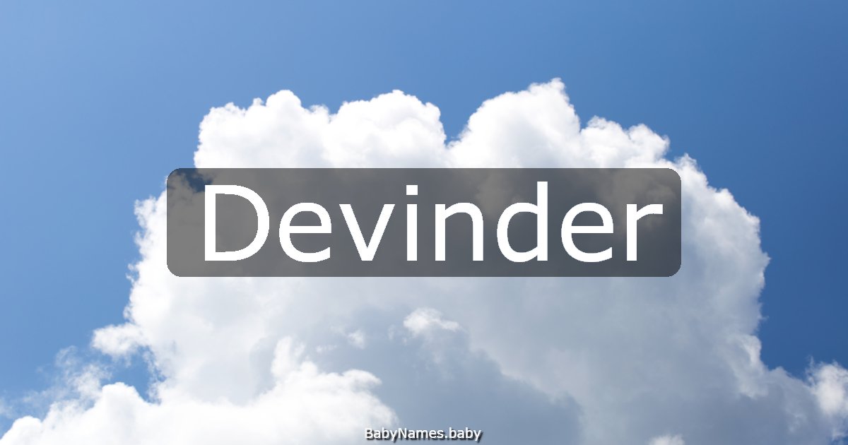 Devinder
