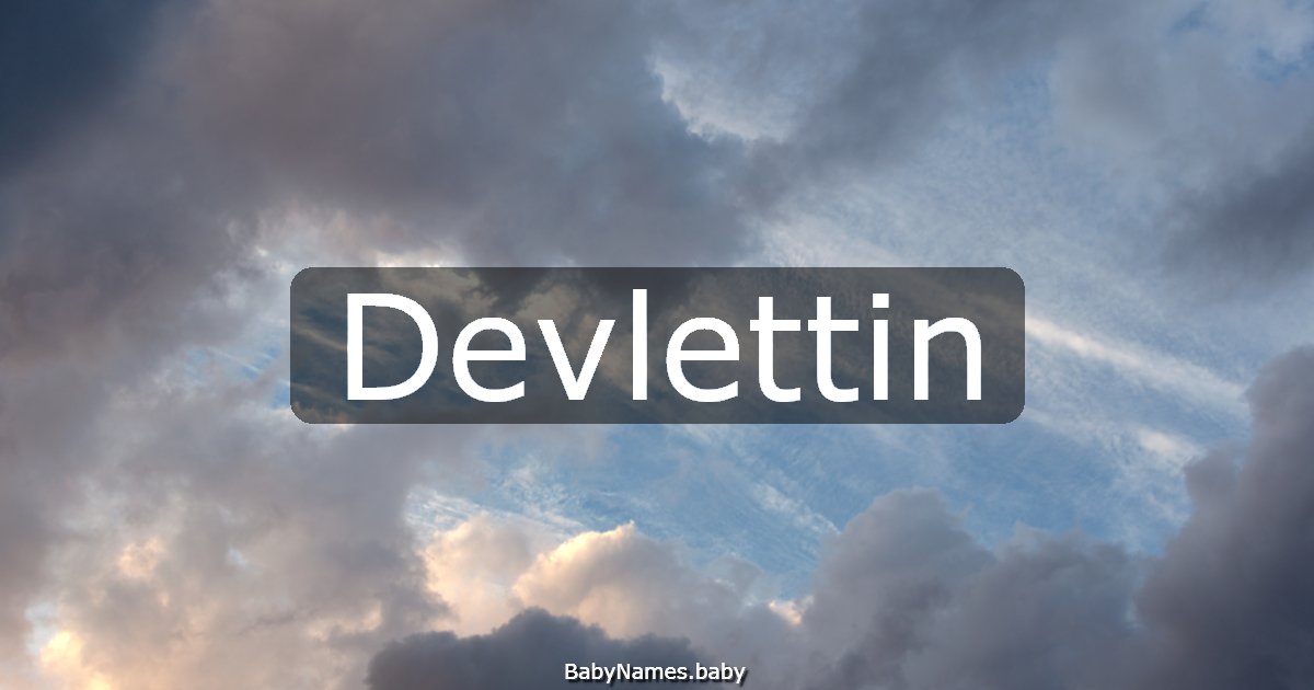 Devlettin