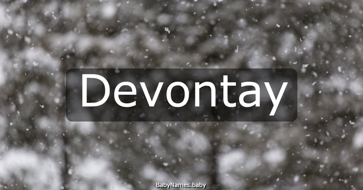 Devontay