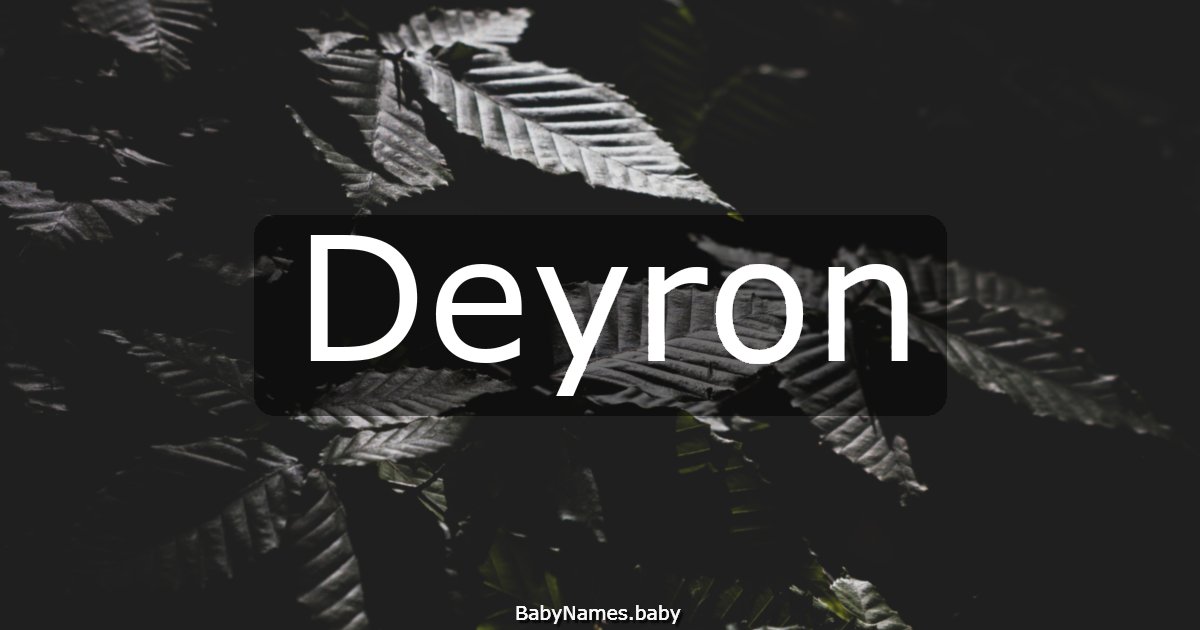Deyron