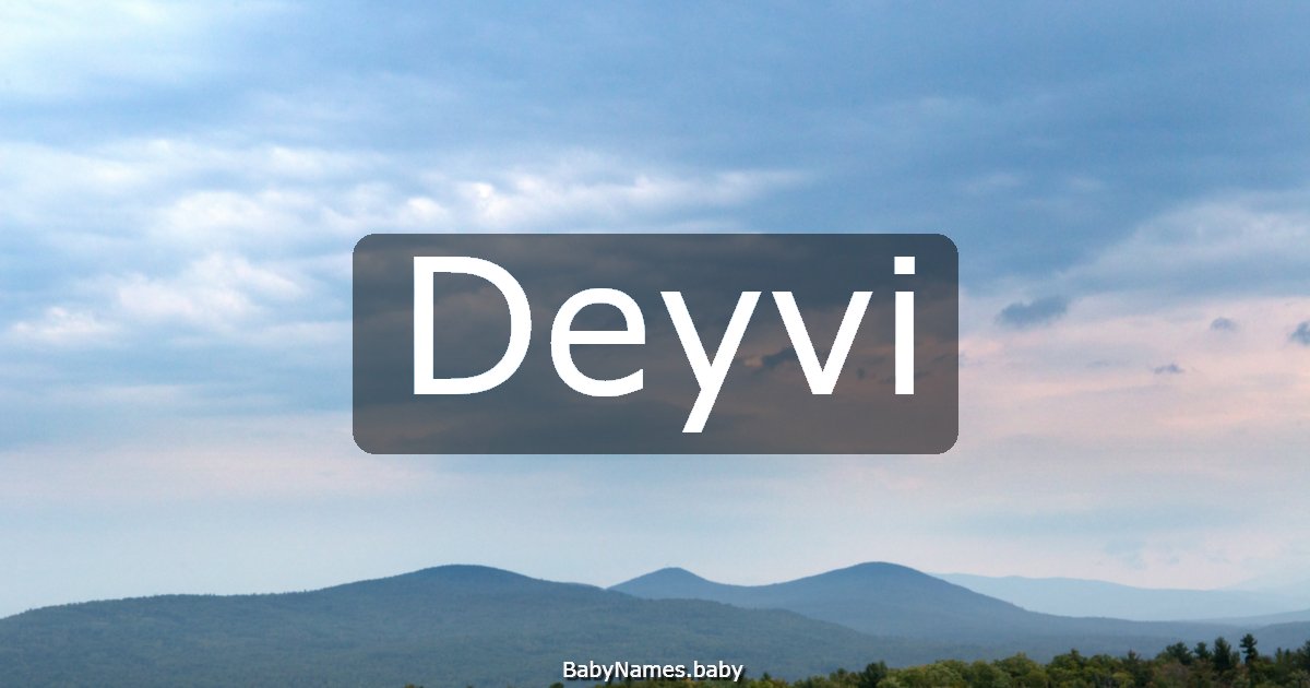 Deyvi