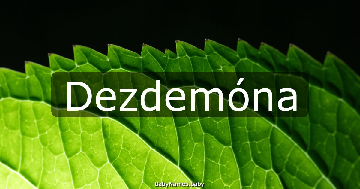 Dezdemóna