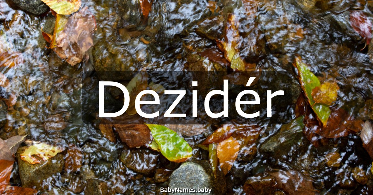 Dezidér