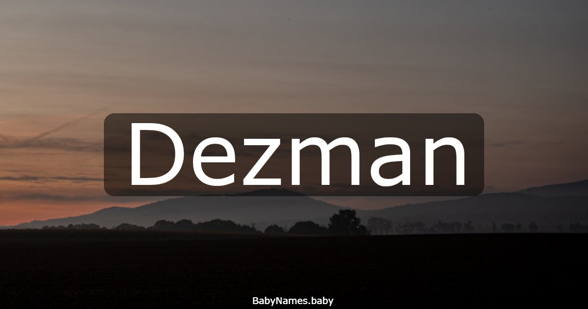 Dezman