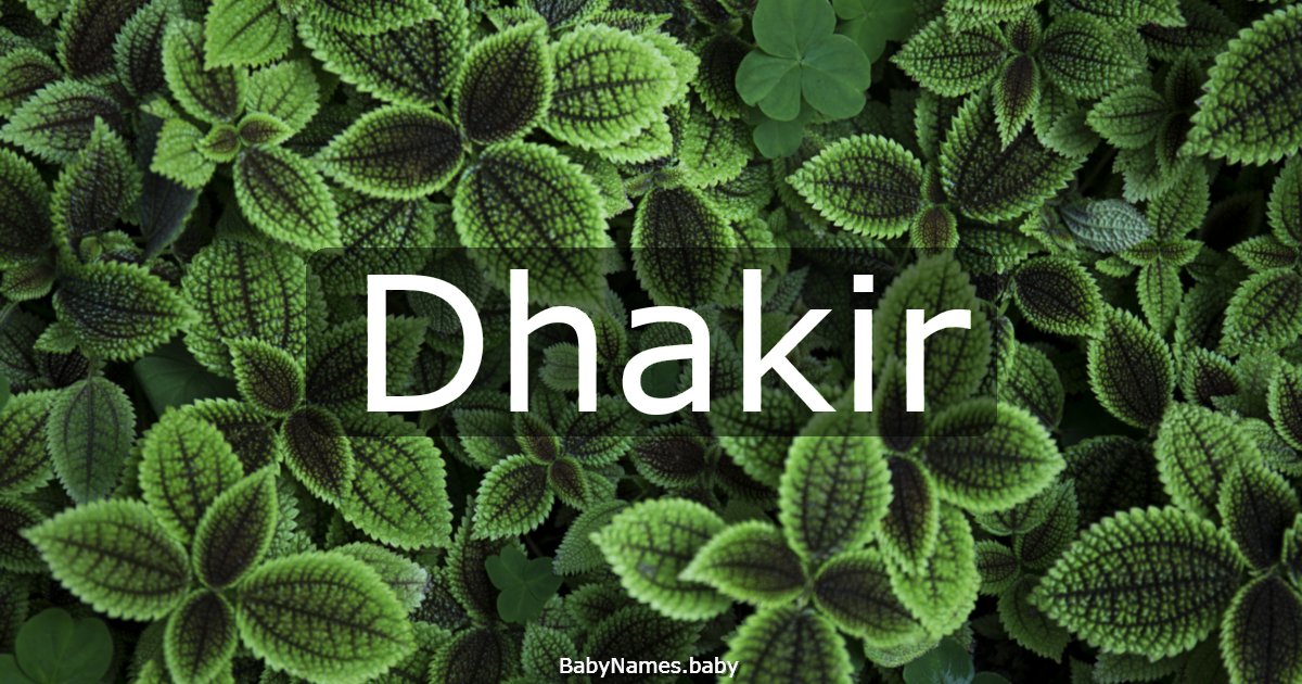 Dhakir