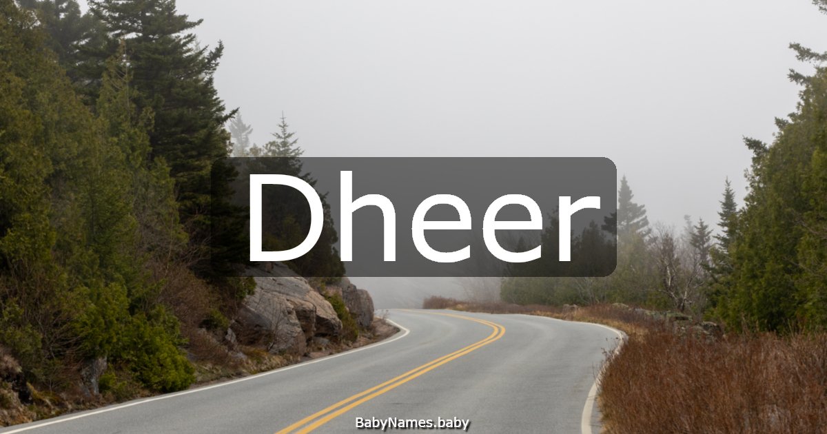 Dheer