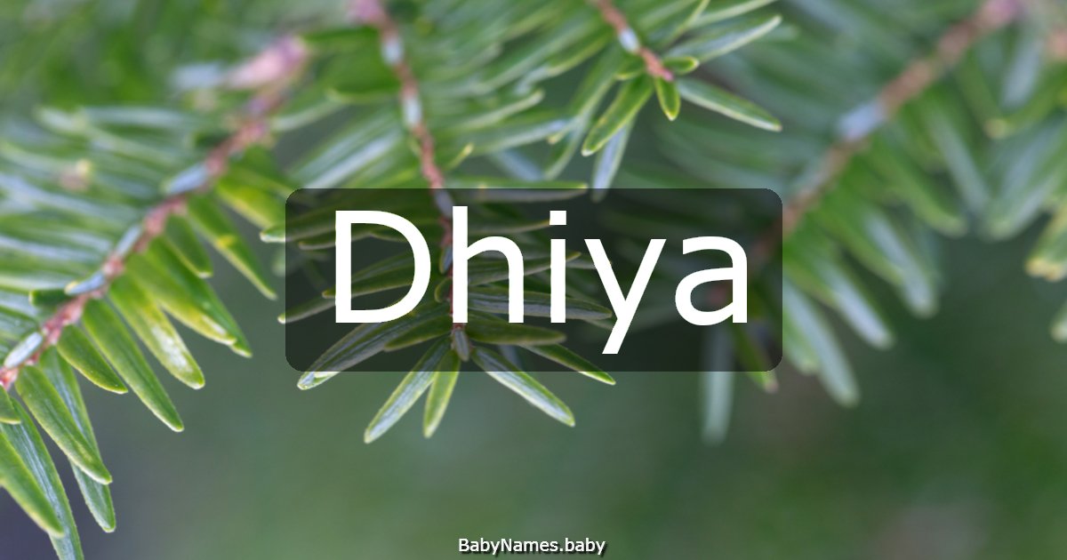 Dhiya