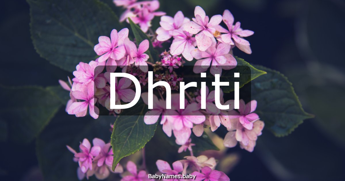 Dhriti