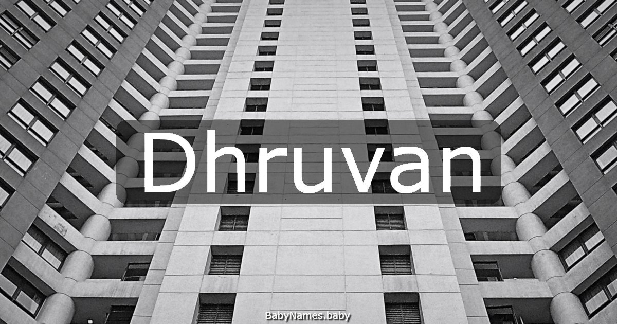 Dhruvan
