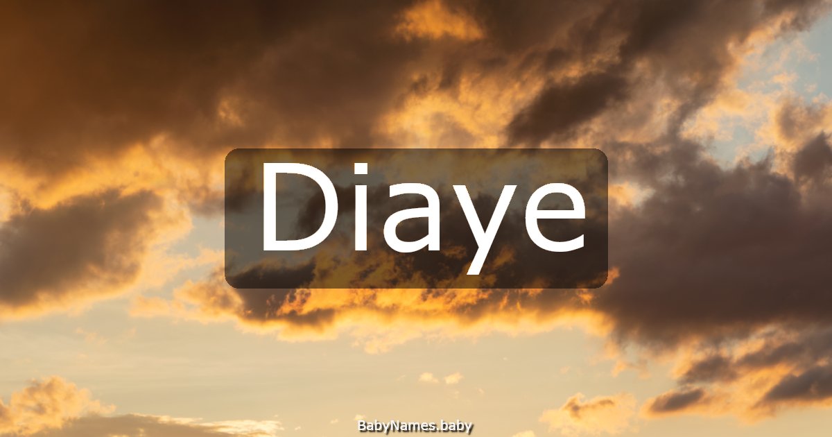 Diaye