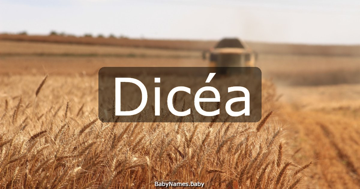 Dicéa