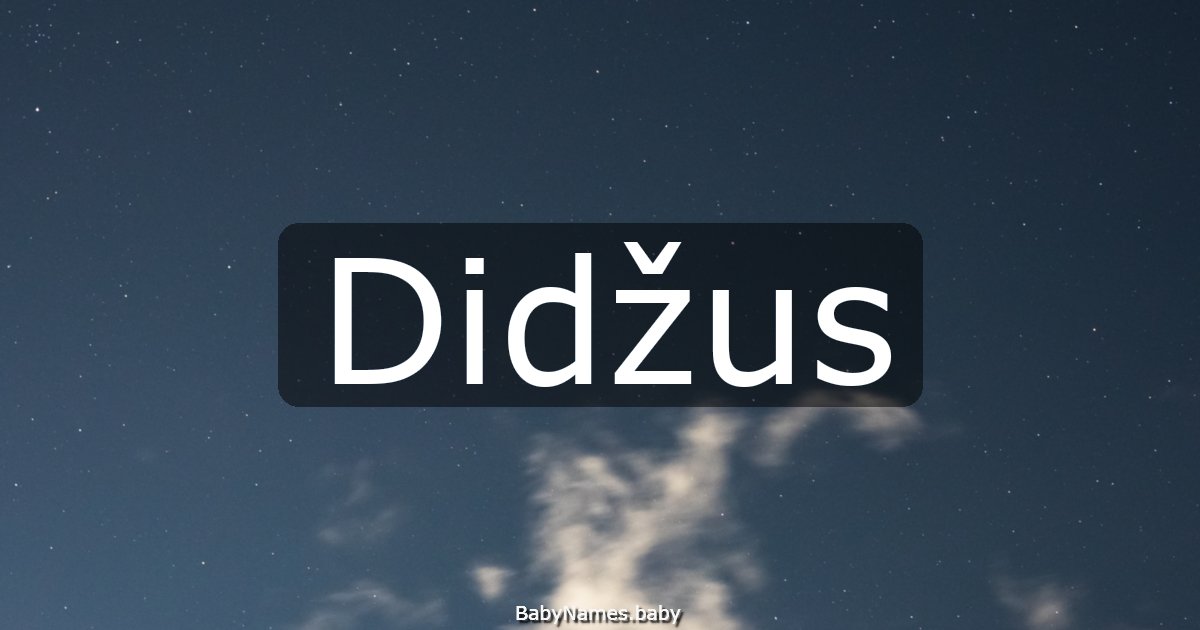 Didžus