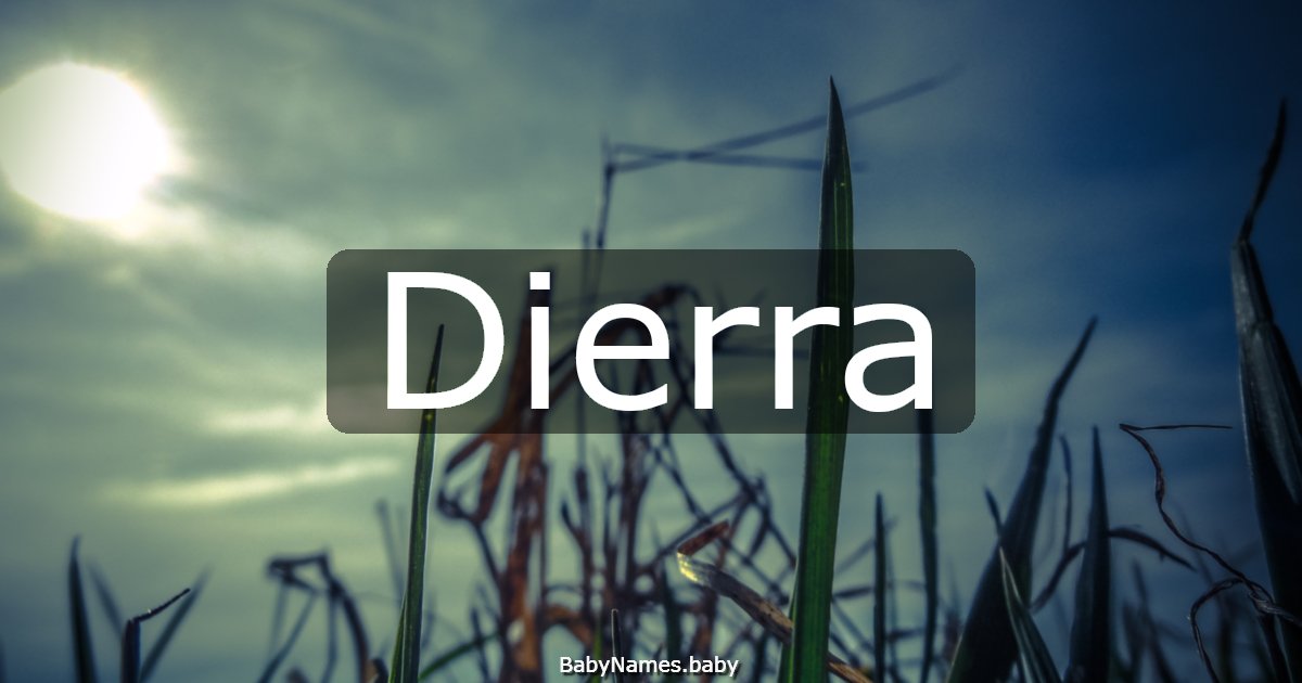 Dierra