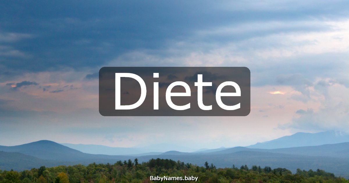 Diete