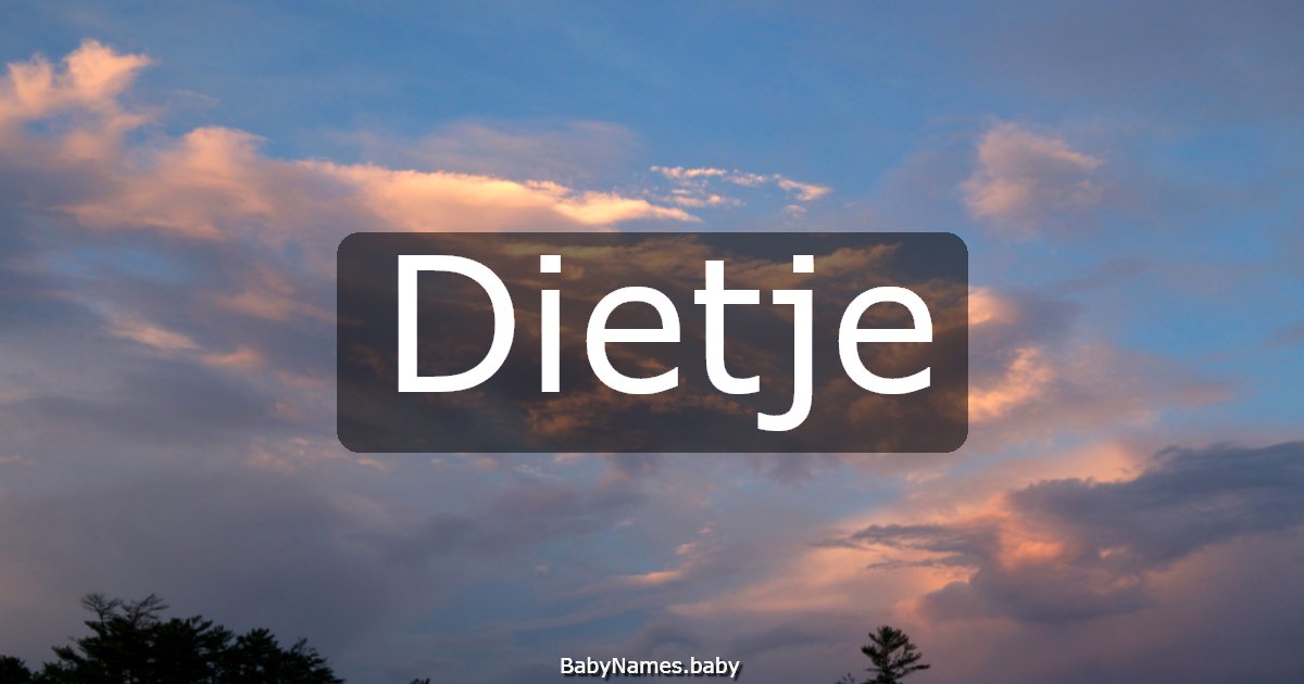 Dietje
