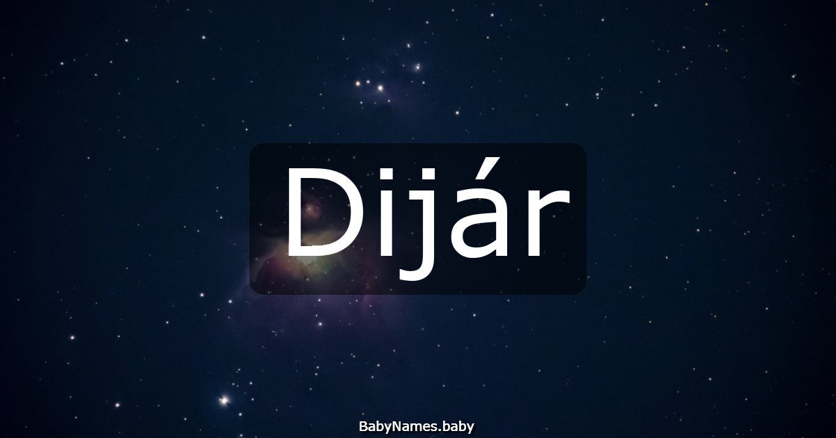 Dijár
