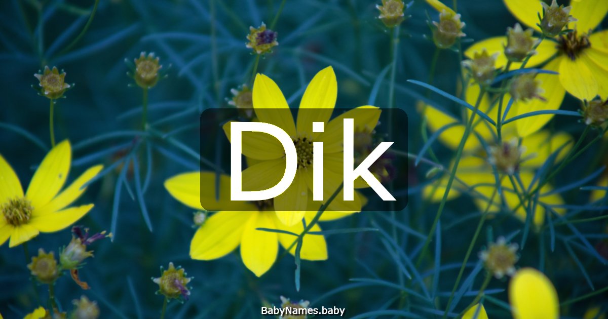 Dik
