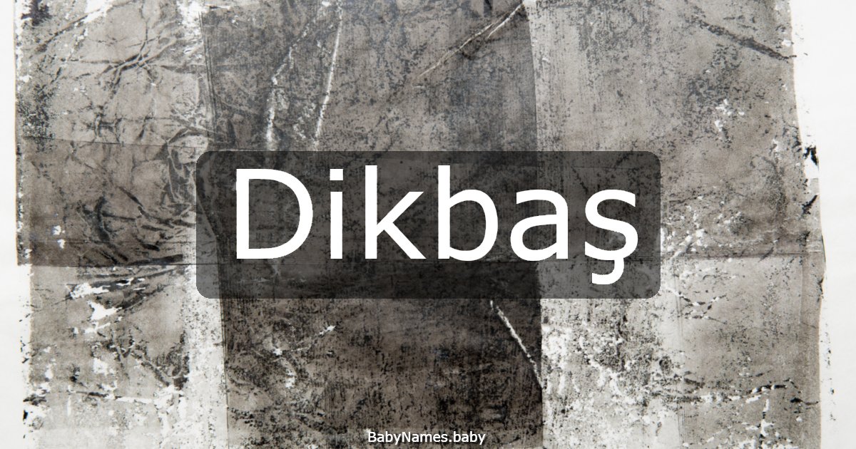 Dikbaş