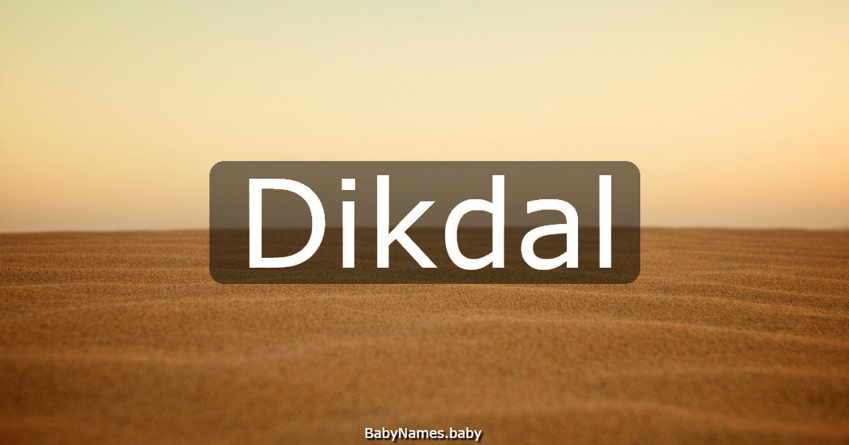 Dikdal