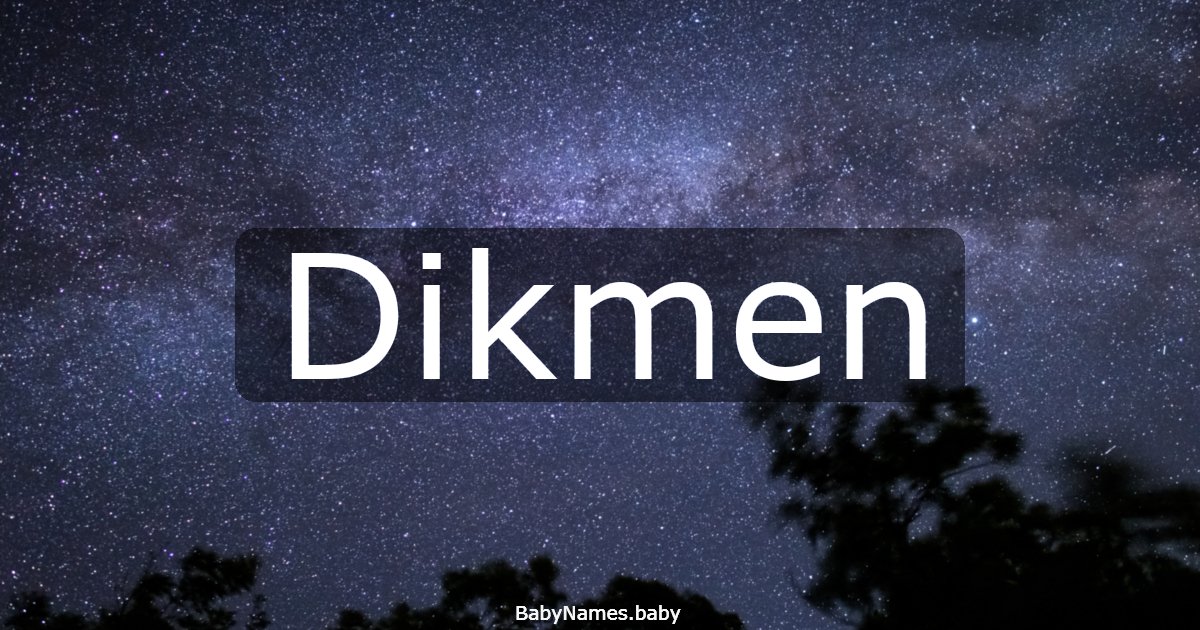 Dikmen