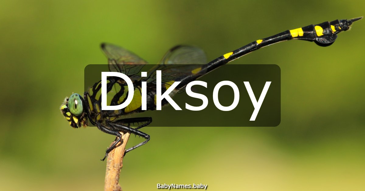 Diksoy