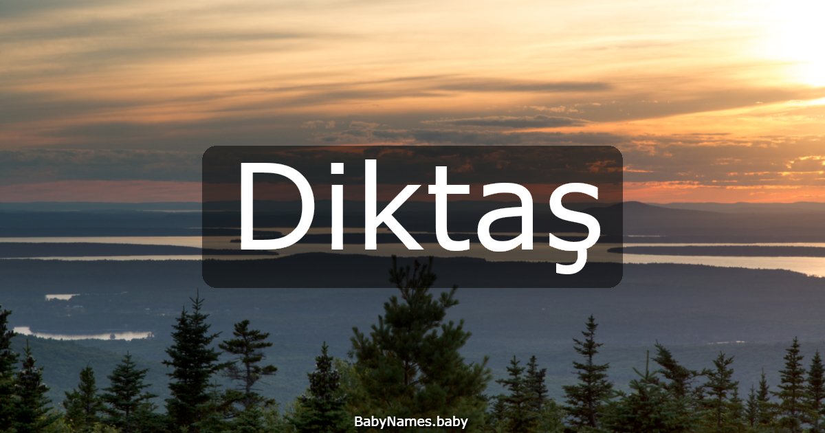 Diktaş