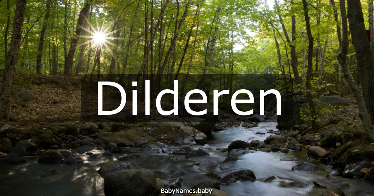 Dilderen