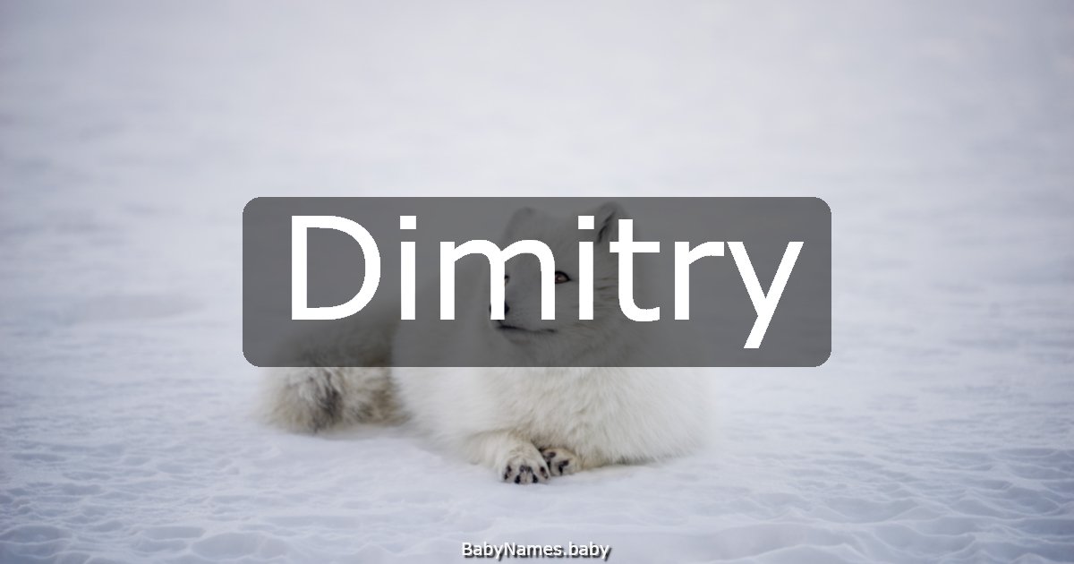Dimitry