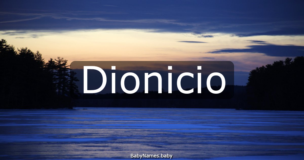 Dionicio