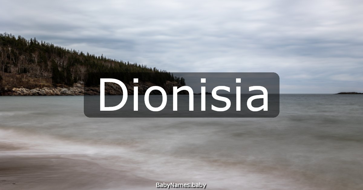 Dionisia