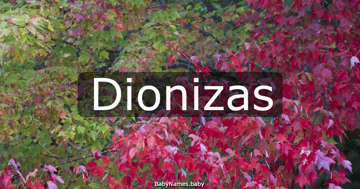 Dionizas